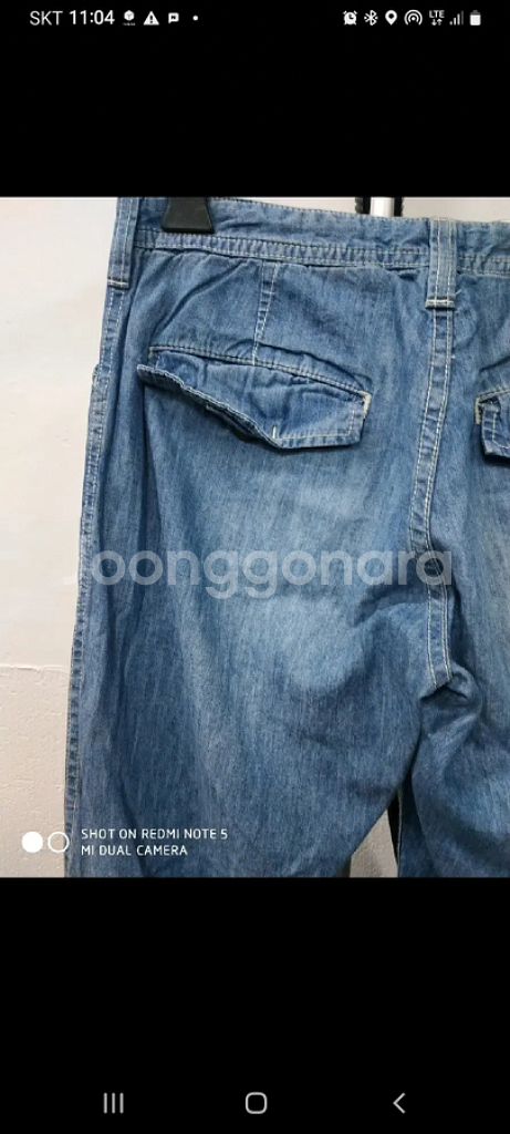 30 블랙 넘버 루즈핏 춘하 청바지--7