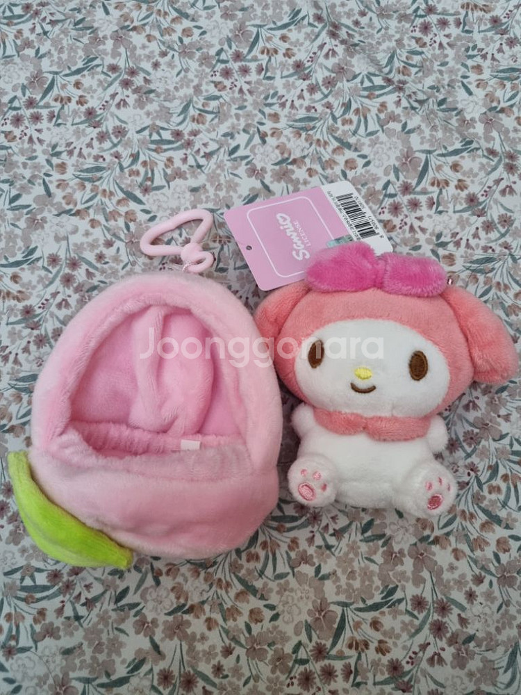 산리오 과일하우스 피치 마이멜로디 가방걸이 키링--2