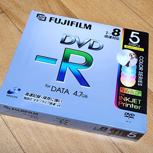 FUJIFILM_DVDR 4.7GB 5장 팩(나눔 포함