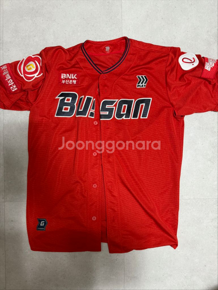 급처)롯데자이언츠 동백 프페유니폼 4XL(손호영자수)--1