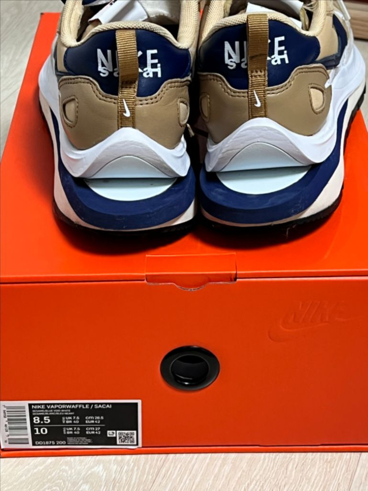 나이키 x 사카이 베이퍼와플 세서미 265 이미지