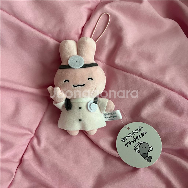 화이트타이거와 블랙타이거 우사기 선생 마스코트 인형--0