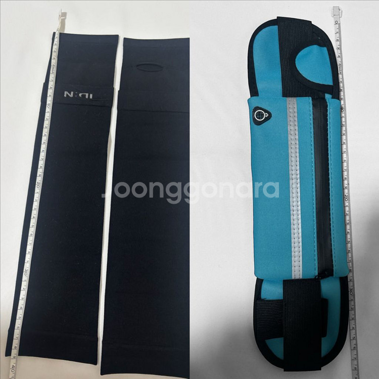 초경량 러닝가방 등산 힙색블루1+자외선차단 팔토시1--0