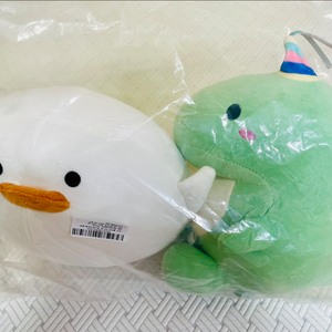 신품)오리인형공룡인형중형30-35cm