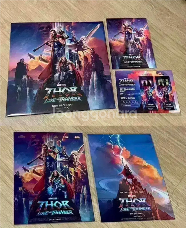 토르 러브앤썬더 포스터 아이맥스4DX 필름마크아트카드--6