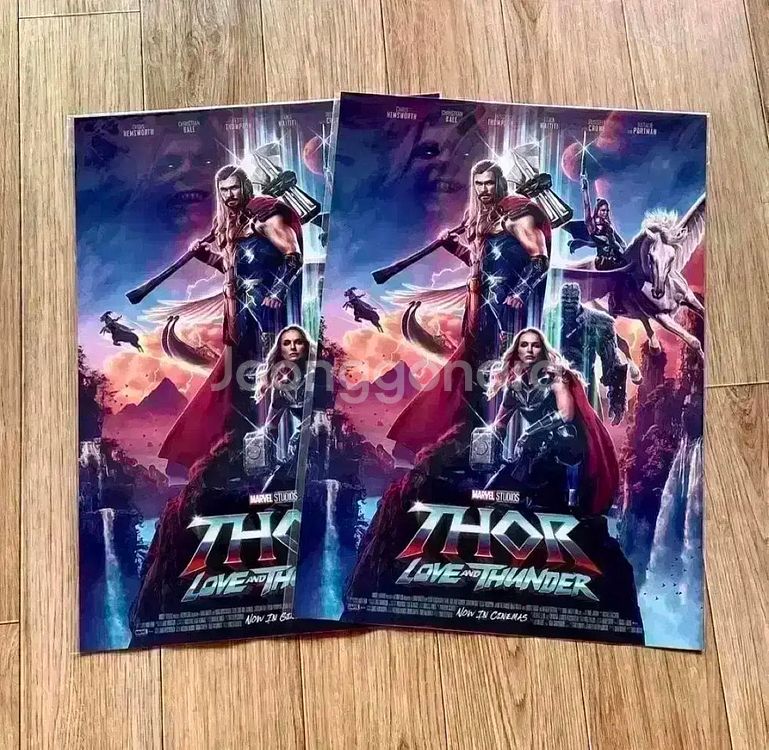 토르 러브앤썬더 포스터 아이맥스4DX 필름마크아트카드--4