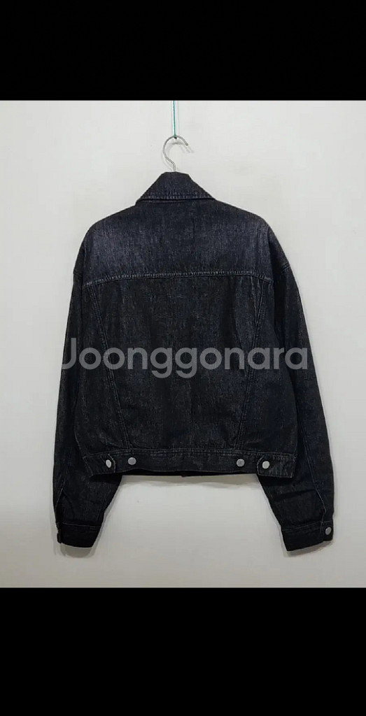 (XL) 플랙 청자켓 블랙진 칼릭데님 자켓 빈티지--4