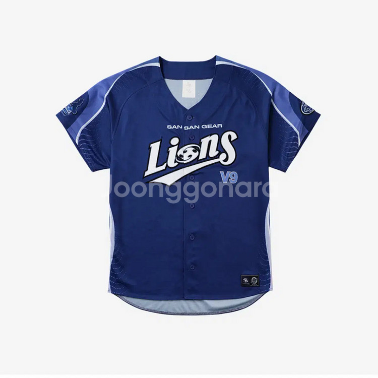 새)삼성라이온즈 산산기어 유니폼 블루 L--0