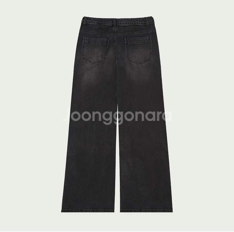 행텐 히든밴딩 더블 카펜터 데님팬츠_다크그레이 30--1