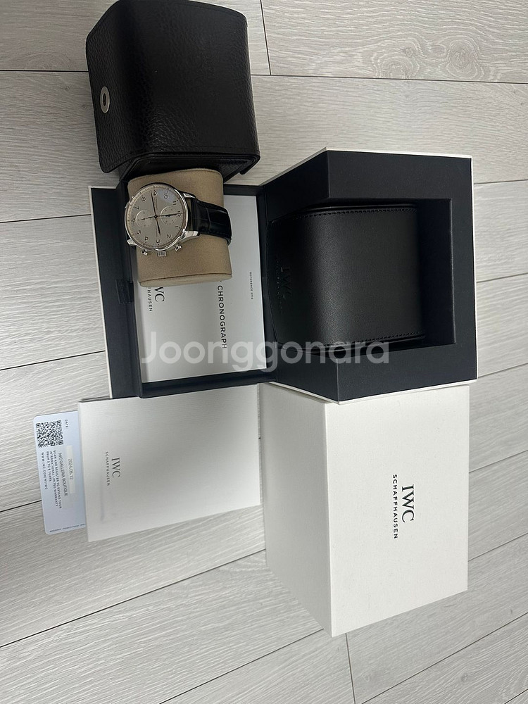 IWC 포르투기저 크로노그래프 24년 5월--0
