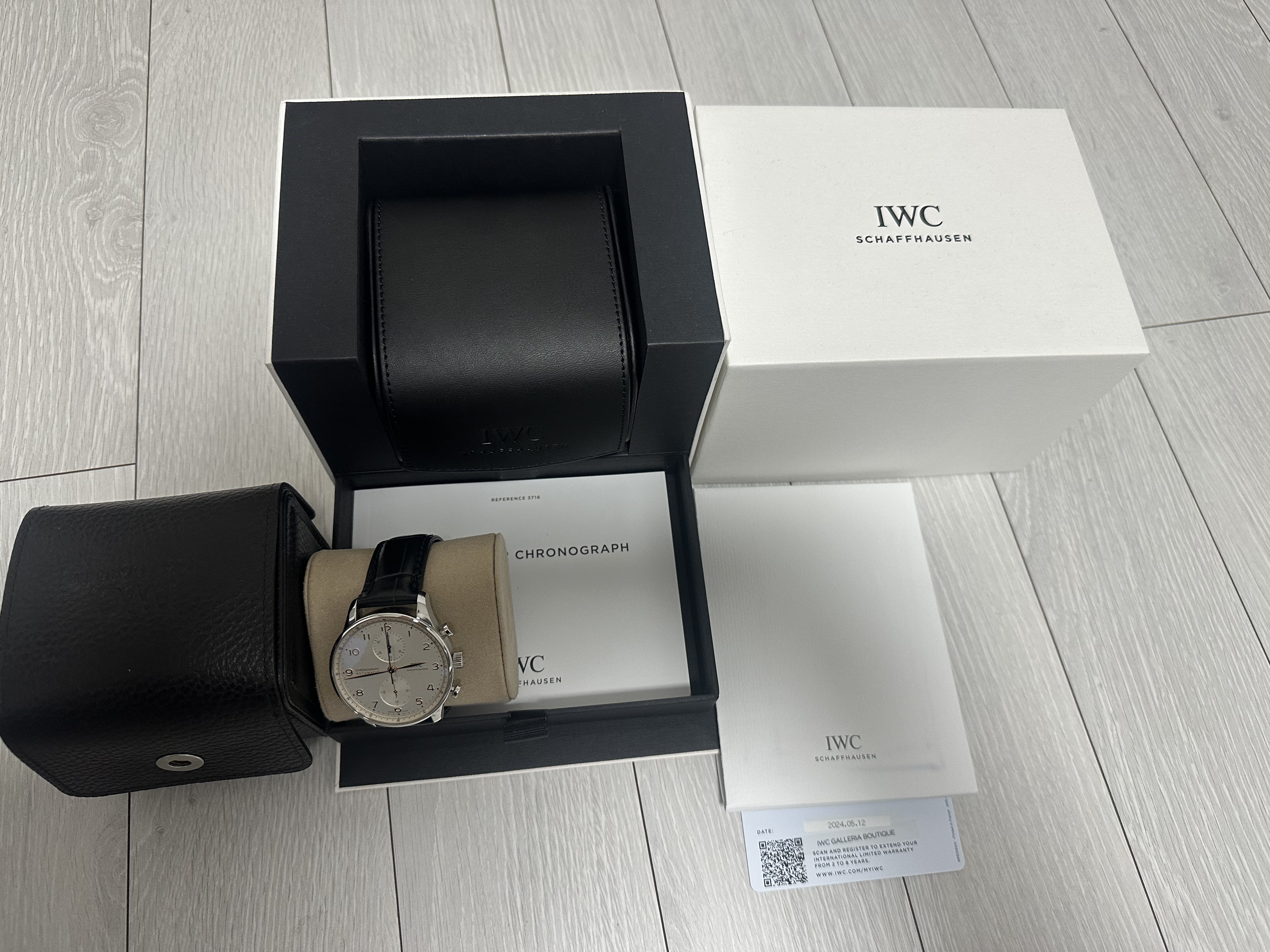 IWC 포르투기저 크로노그래프 24년 5월