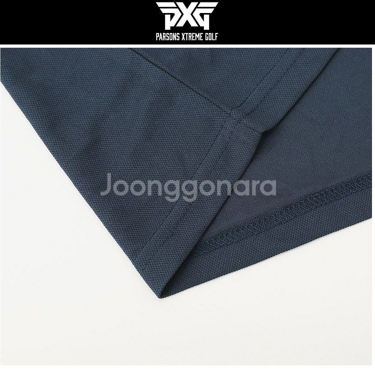 PXG 남성 골프웨어 카라배색 로고나염 카라 반팔티--9