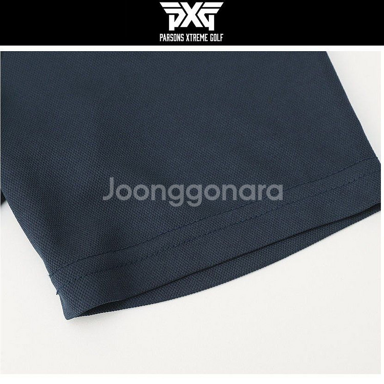 PXG 남성 골프웨어 카라배색 로고나염 카라 반팔티--8