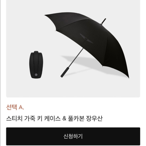 제네시스 정품 가죽 키케이스, 카본 장우산