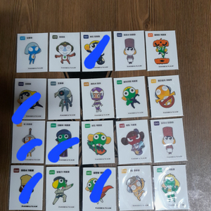 무료배송 케로로 띠부씰 3개 선택 띠부띠부씰