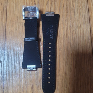 티쏘 prx 40mm 정품가죽밴드 검은색