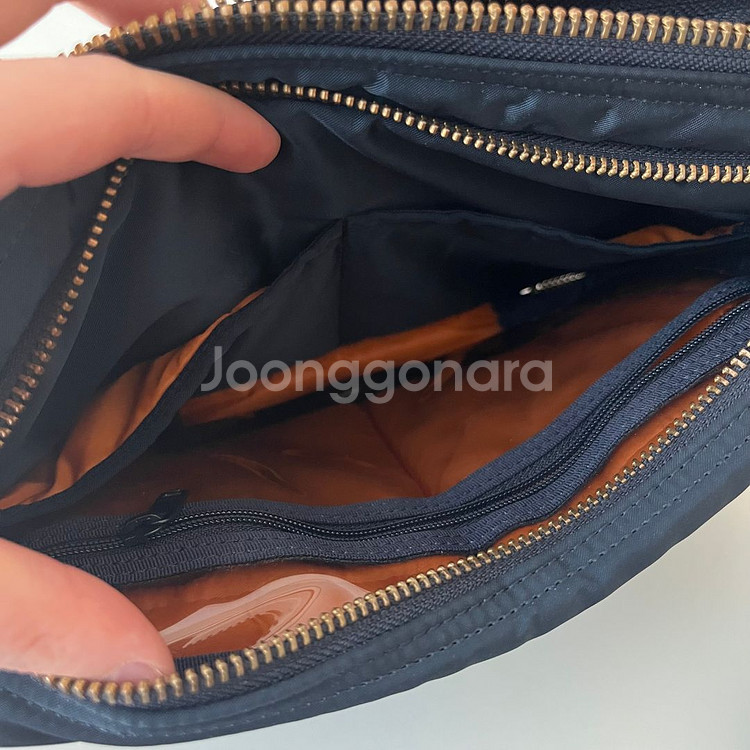 포터 탱커 숄더백 스몰 아이언블루--3