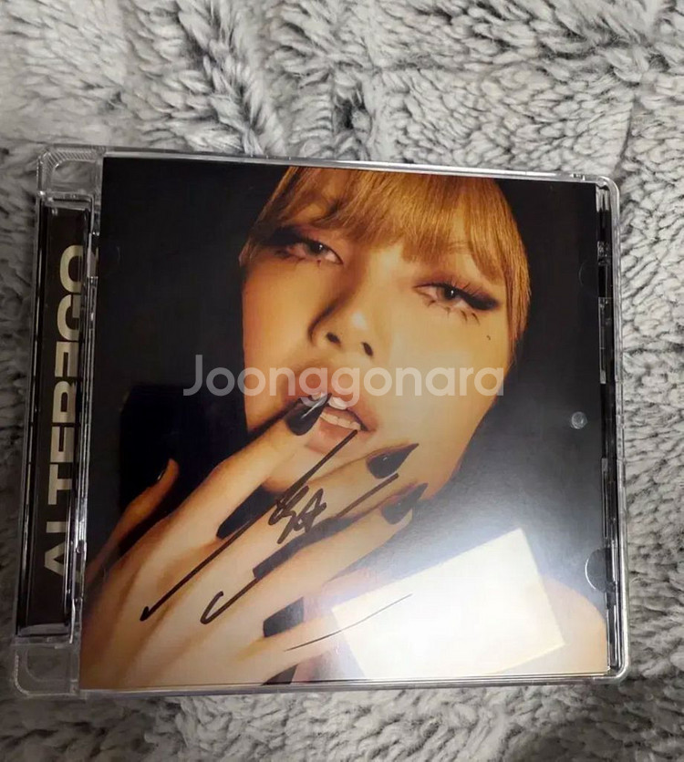Lisa alterego cd 친필싸인반 블랙핑크 리사--0