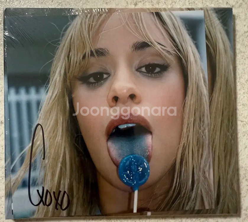 Camila cabello 카밀라 카베요 cd 친필싸인--0
