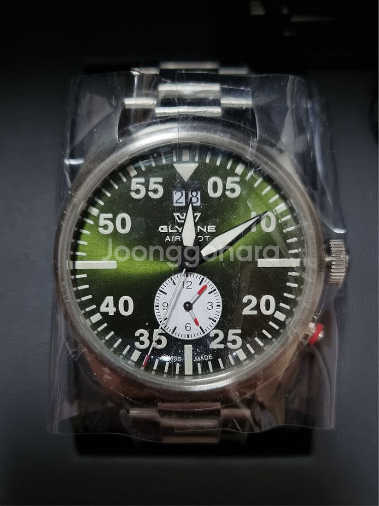 [GLYCINE] 글라이신 에어파일럿 듀얼타임(새상품)--0