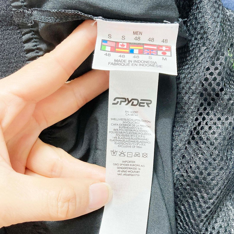 스파이더 남성 스포츠반바지 택새상품 31 진스센스 이미지