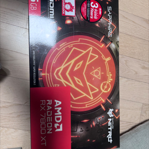 라데온 RX 7800 XT 사파이어 니트로+ 판매합니다