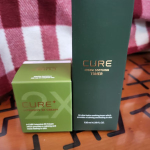 CURE 하이드라 수딩 토너 + CURE 인텐시브 크림