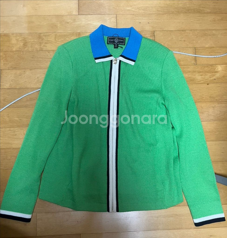 (완전 새제품)센존 연두색 니트 자켓 M사이즈--0