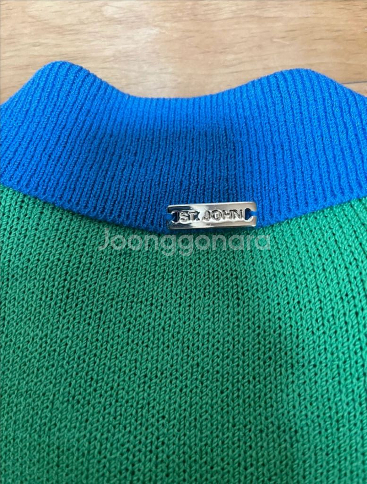 (완전 새제품)센존 연두색 니트 자켓 M사이즈--4