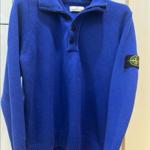 스톤아일랜드 코발트블루 반집업 2xl