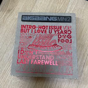 빅뱅 미니앨범(지디3d페이퍼)