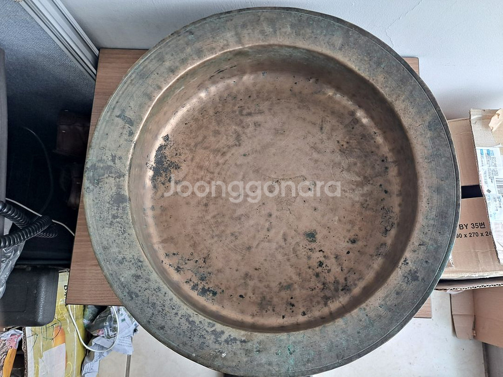 유기 방짜 세숫대야길이 44cm--4
