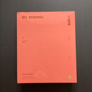 (미개봉) BTS 메모리즈 2019 DVD