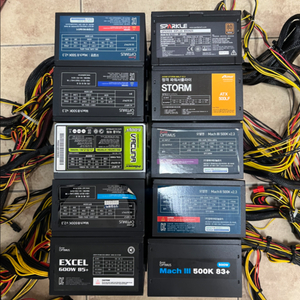 정격 파워 500W~600W 일괄판매 합니다!