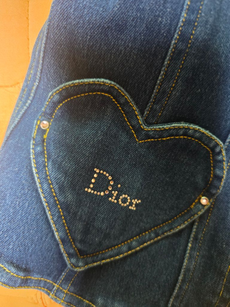 [정품 Dior 빈티지 키즈] 하트 데님 자켓 10A 이미지