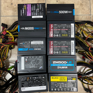 브랜드 파워서플라이 500W 일괄판매 합니다! 1번
