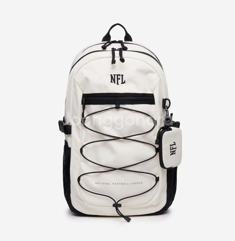 NFL 엔에프엘 백팩 아이보리 중학생 책가방 학교 고등--0