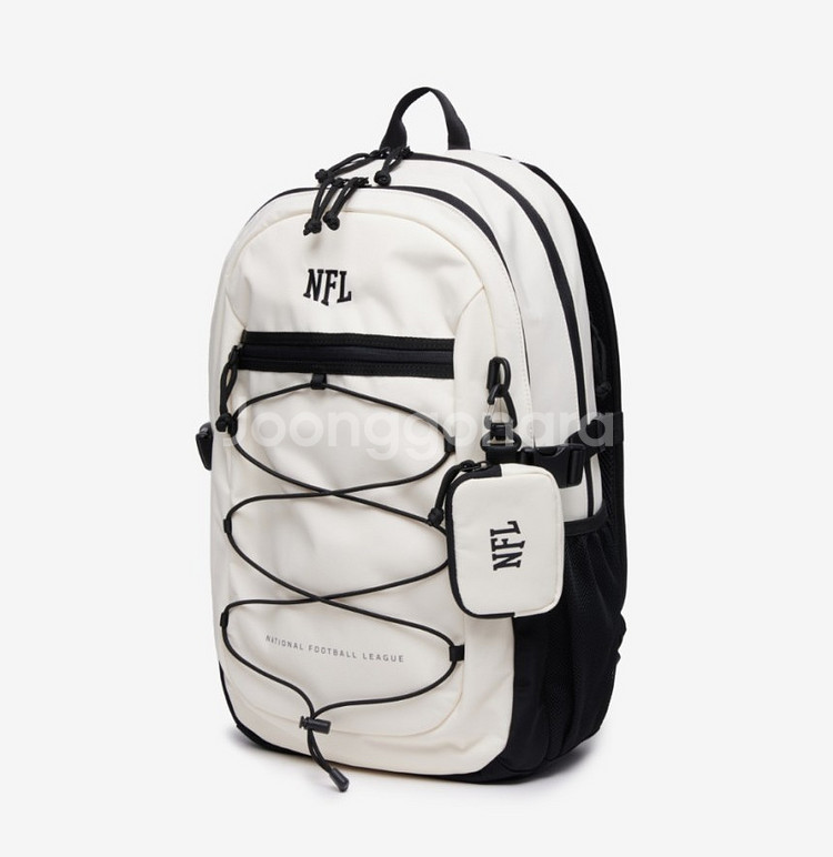 NFL 엔에프엘 백팩 아이보리 중학생 책가방 학교 고등--1
