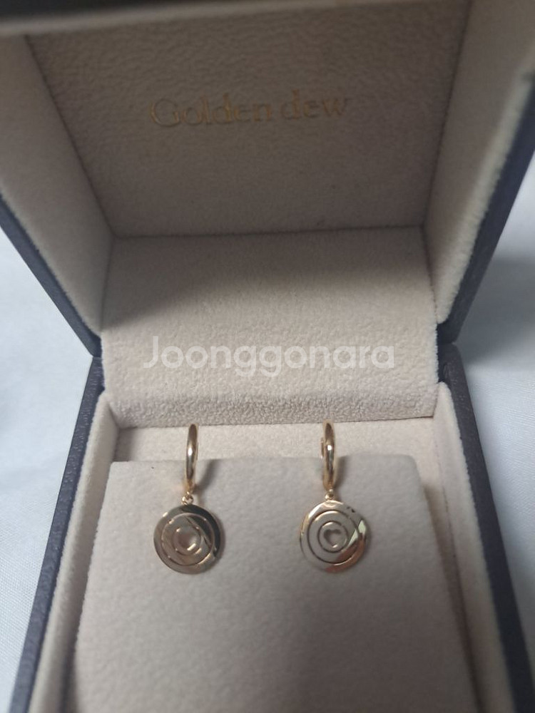 골든듀18k원터치 귀걸이--0