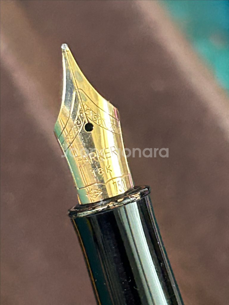 파카 소네트 만년필 - 도금 바디, 18k f촉, 프랑--5