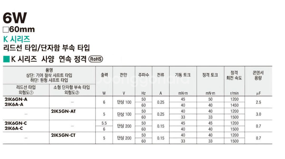 소형모터(새상품)--3