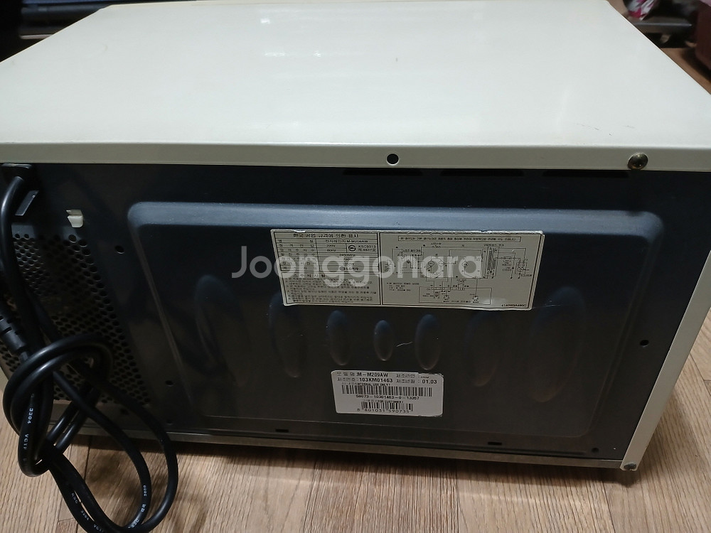 LG M-M209AW 패션 큐브 전자레인지 화이트--4