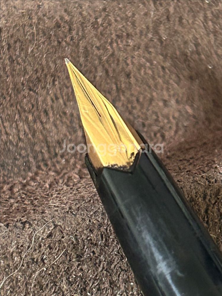 80년대 몽블랑 만년필 - 피스톤필러, ef, 585금--3