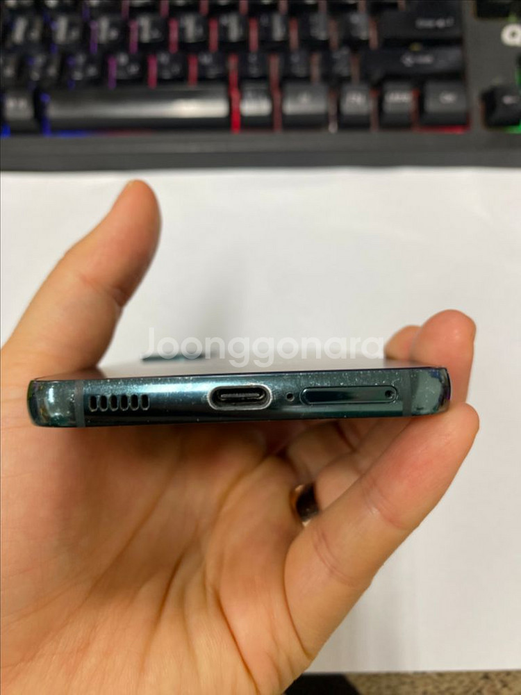 SK 갤럭시S22 그린 액정SS급 256G 무잔상메인폰--6