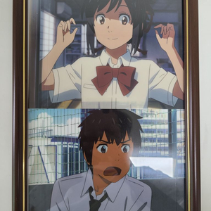 신카이마코토 너의이름은 일러스트 액자