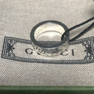 Gucci GG bee Engraved Ring 12호