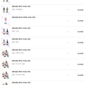 블루아카이브 굿즈 판매