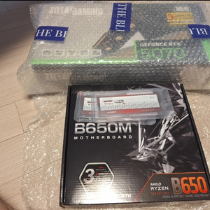 rtx5070 / 메인보드 / 램 세트로 팝니다