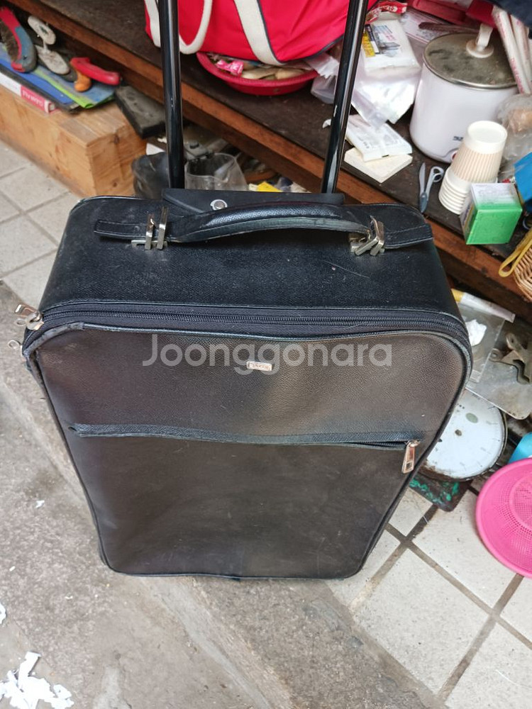 영화소품용,,,가죽 기내용 23인치 캐리어--0