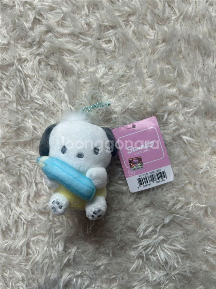 (새상품)산리오 포차코 열공 인형 키링 8cm--0